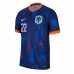 Netherlands Denzel Dumfries #22 Replica Away Shirt Euro 2024 Short Sleeve